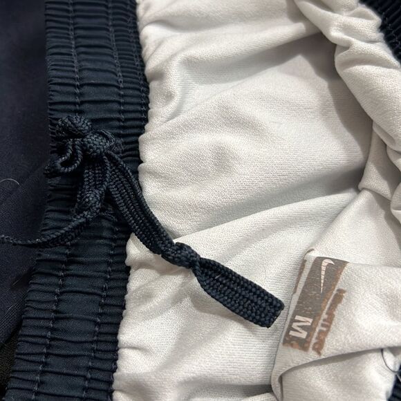 Nike Navy and green athletic running shorts size medium E UC - Picture 8 of 8